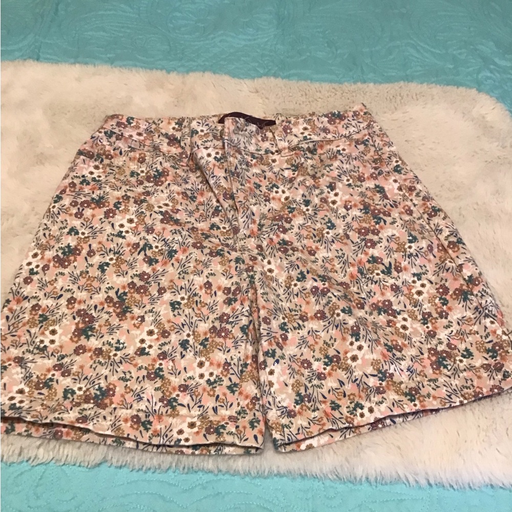 Gloria Vanderbilt Amanda Multicolor Floral Pants